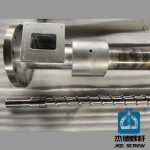 杰德 钢带造粒机挤出机螺杆机筒 耐热耐腐蚀 型号齐全 支持定制-世博页面在线登录，挤出机螺杆，注塑机螺杆，舟山螺杆，螺杆厂