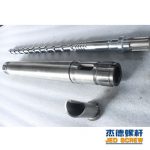 杰德 橡胶挤出机新型螺杆机筒 塑化均匀 支持定制 经久耐用-世博页面在线登录，挤出机螺杆，注塑机螺杆，舟山螺杆，螺杆厂